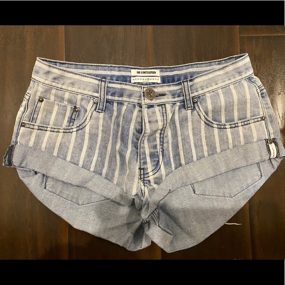 one teaspoon striped bandit shorts
